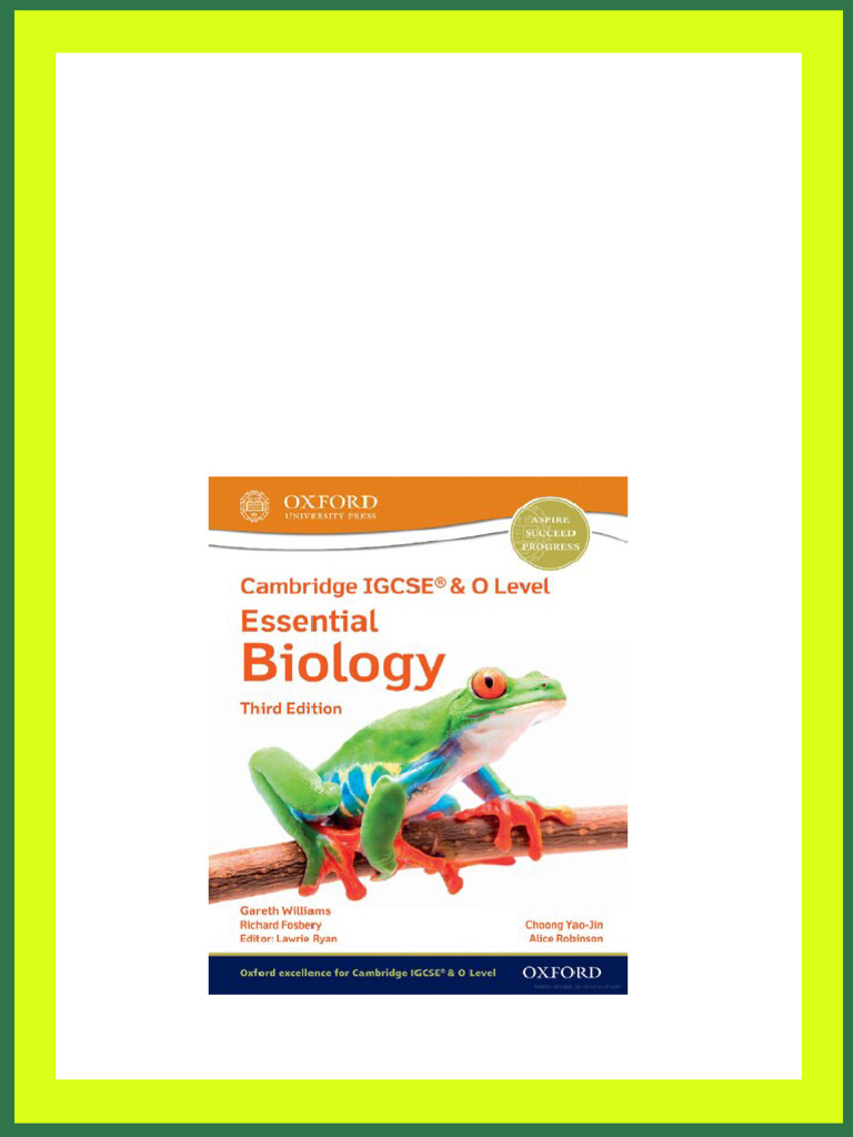 Cambridge IGCSE® & O Level Essential Biology: Third Edition Richard ...