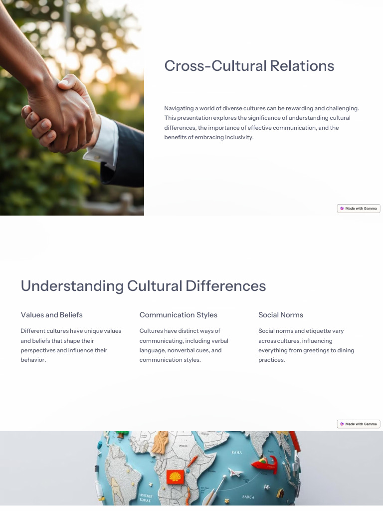 5.cross Cultural Relations | PDF | Nonverbal Communication | Communication