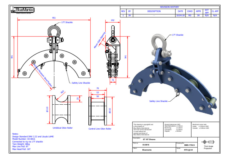 03 0816 8t 16t Sheave Wheel | PDF