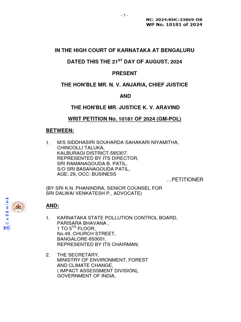 Siddhasiri Bank Consent for Operation Petition | PDF | Justice | Crime ...