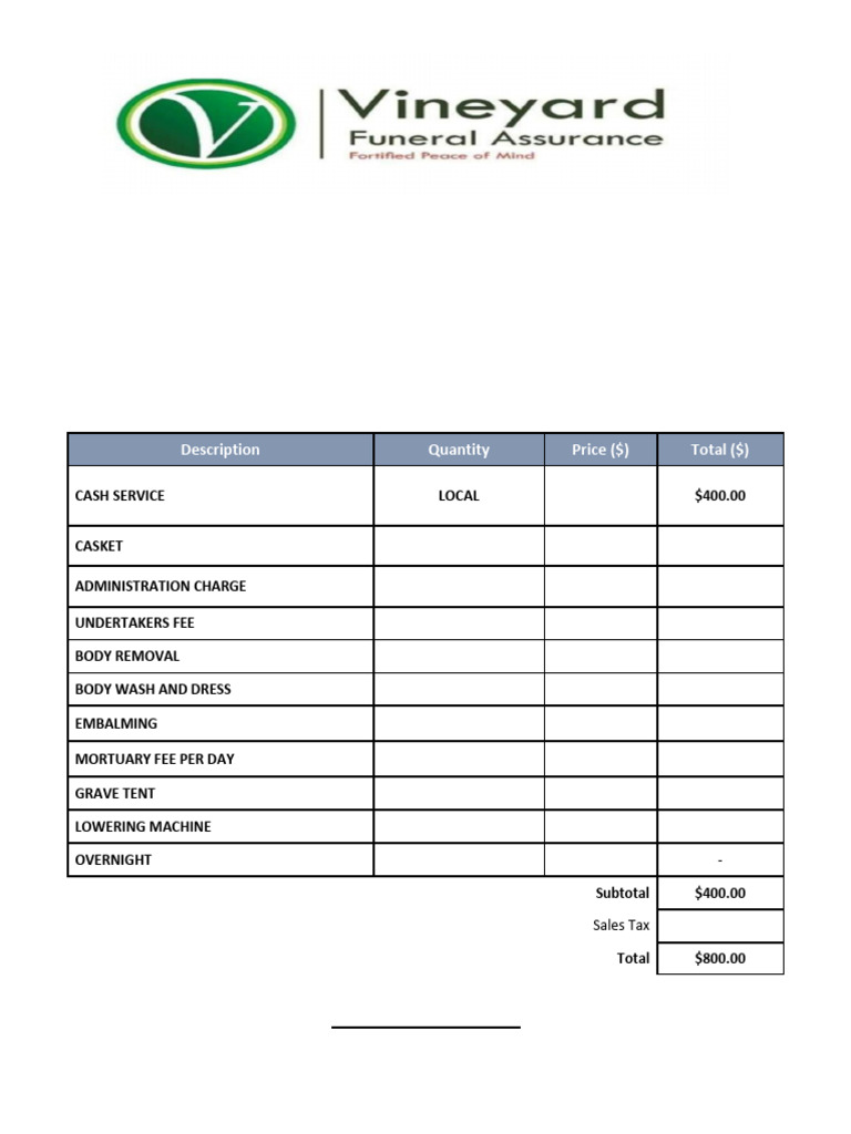 Invoice for Zim Free Riders Services | PDF