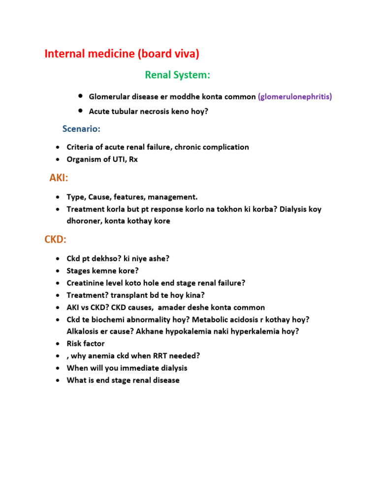 Key Insights on Renal and Hepatic Disorders | PDF | Hepatitis | Chronic ...