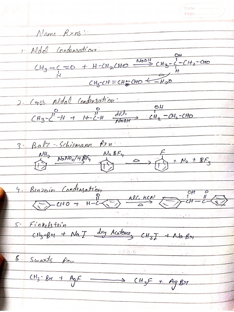 Chemistry Rxns | PDF