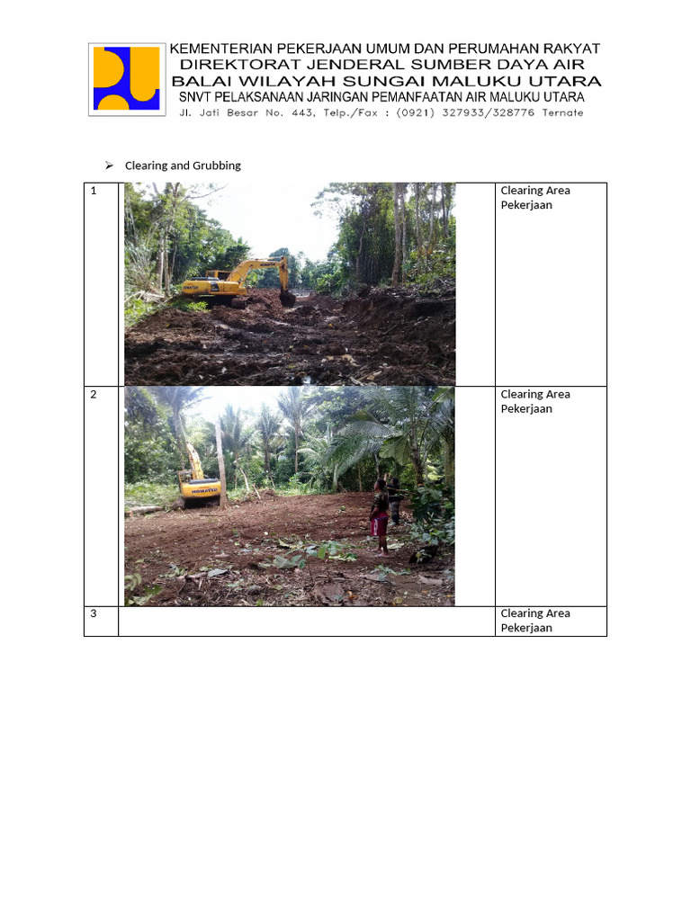 Clearing and Grubbing | PDF