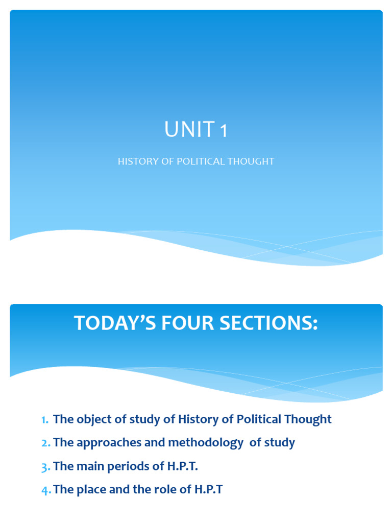 History of Politics Unit One and Unit Two | PDF | Political Philosophy ...