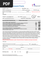 Injection Consent Form Template | PDF | Pharmacist | Injection (Medicine)