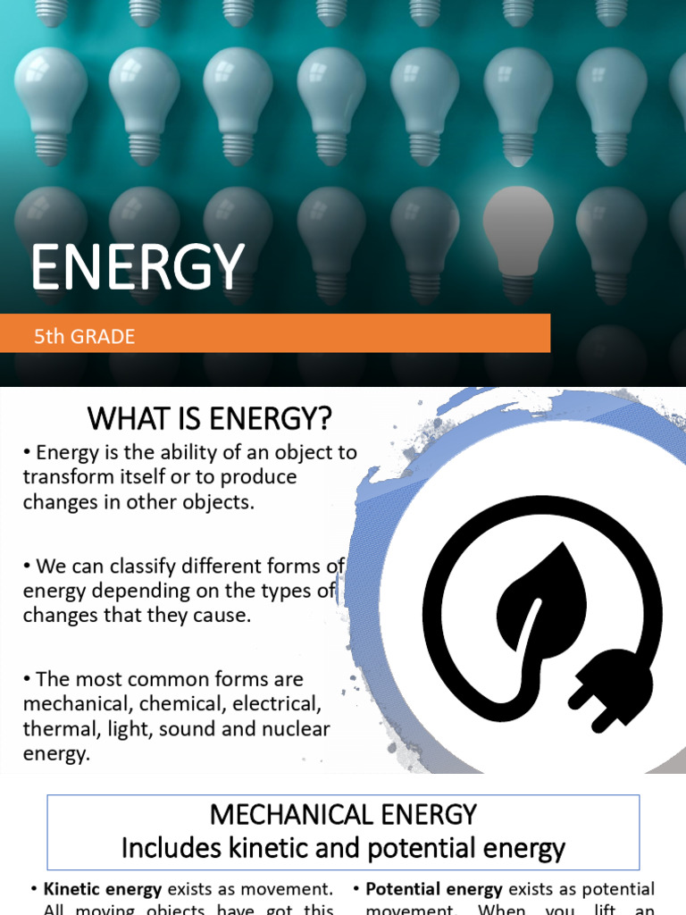 Understanding Common Energy Forms | PDF