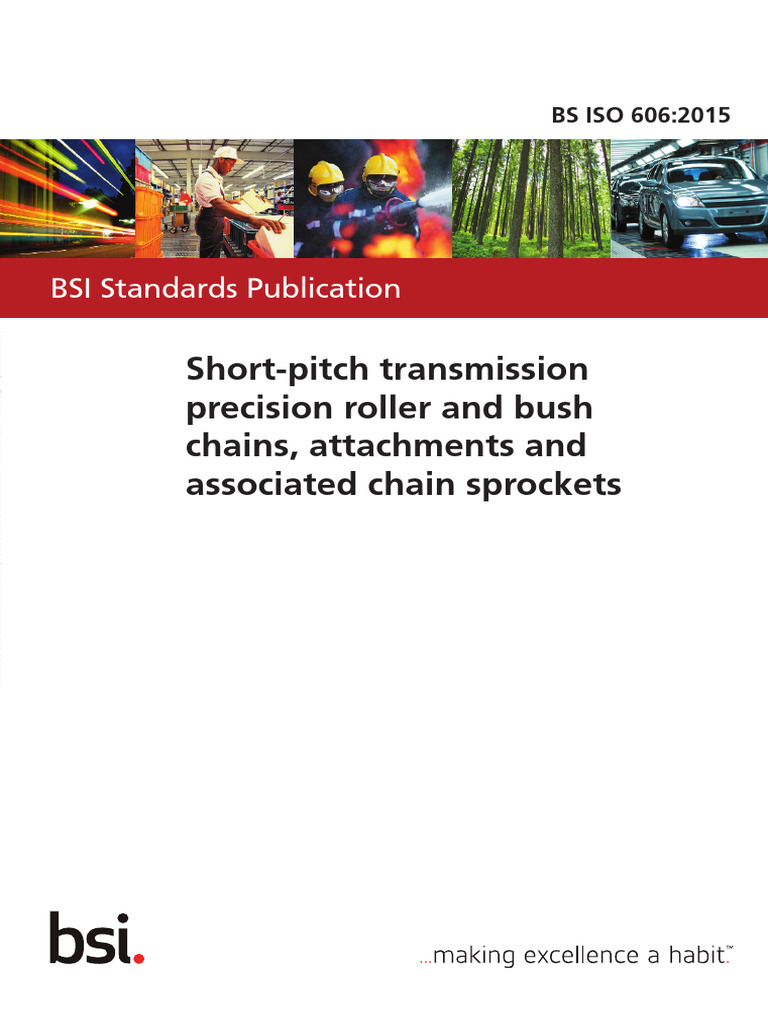 ISO 606:2015 Short-Pitch Chains Standard | PDF | International ...