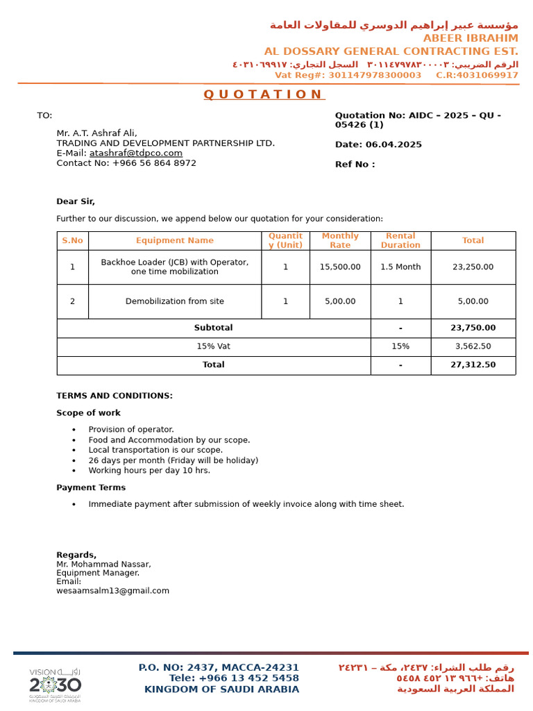 Equipment Rental Company | PDF | Construction Equipment | Heavy Equipment