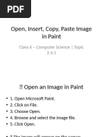 Importing Images in Microsoft Paint | PDF