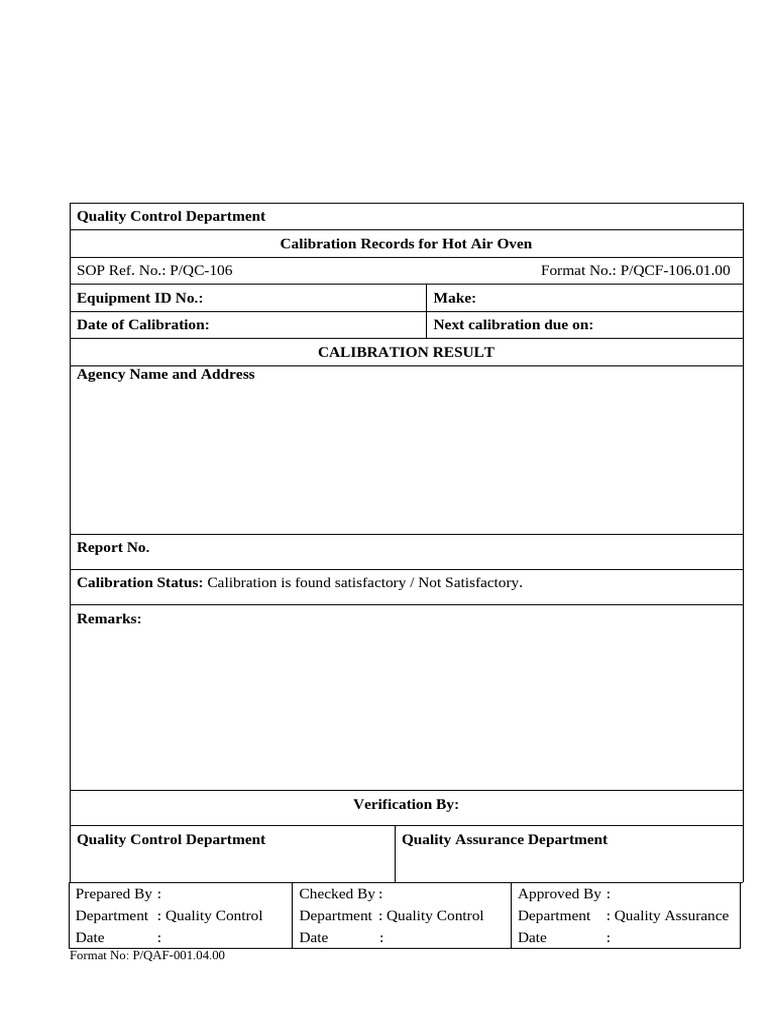 PQC 106.00 Formate | PDF