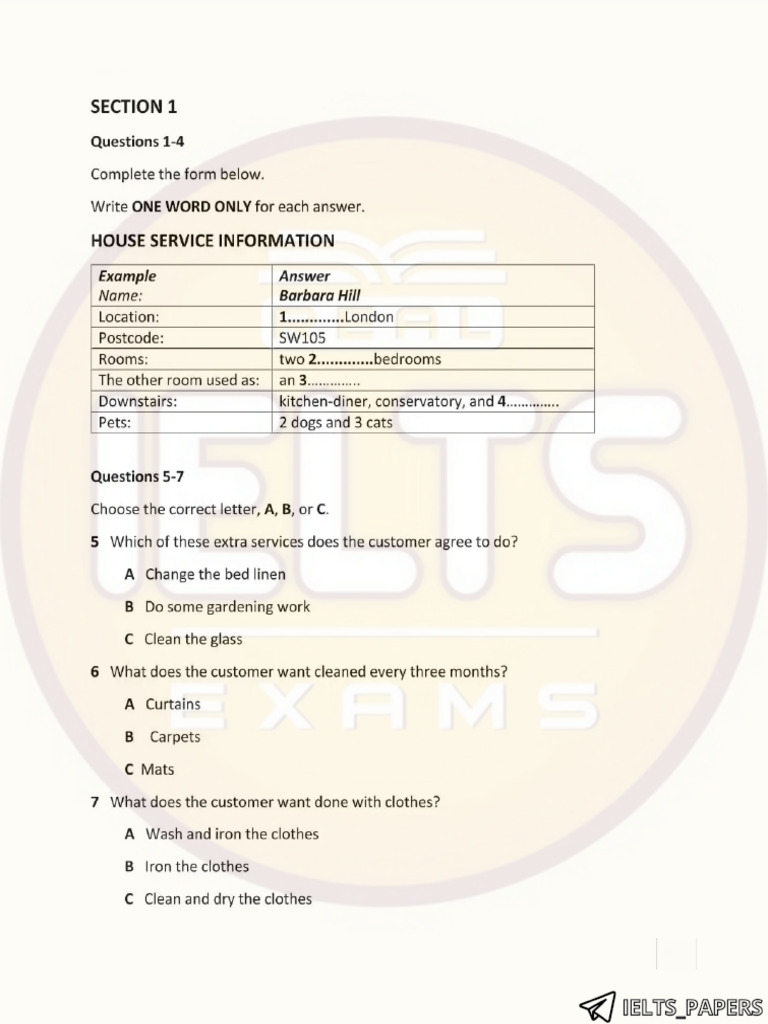Full Mock (@ielts - Papers) | PDF