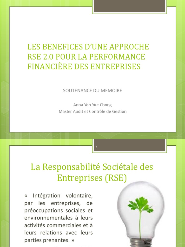 Slides Soutenance du mémoire