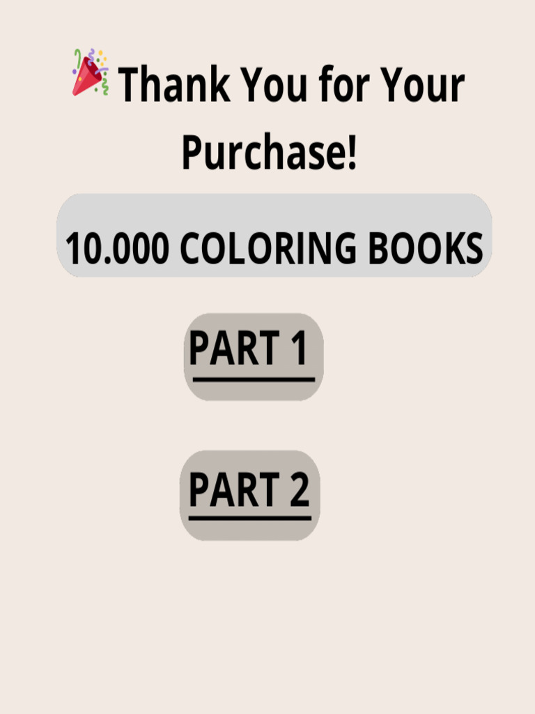 10,000 Coloring Pages Collection | PDF