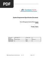 System Requirement Specification Document: Pushp Naidu