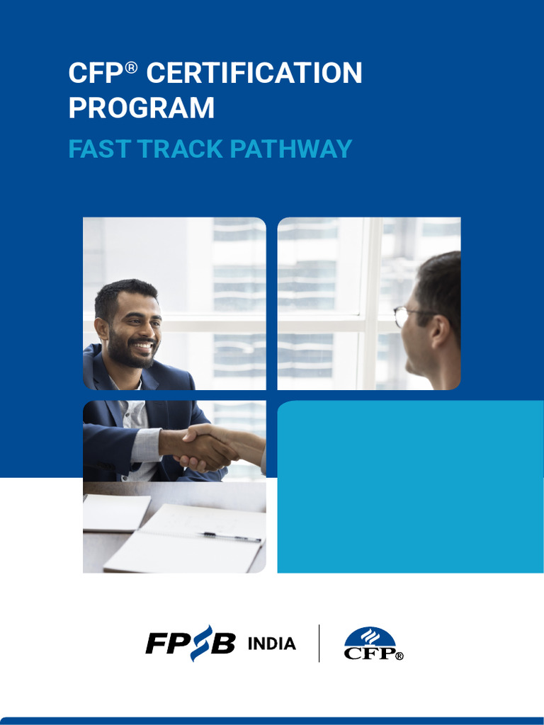 CFP® Fast Track Pathway Overview | PDF | Financial Adviser | Business