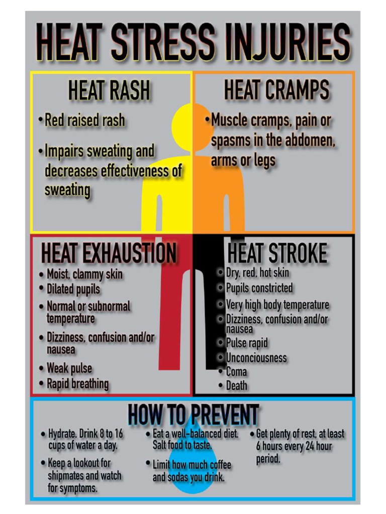 Heat Stress Injuries | PDF