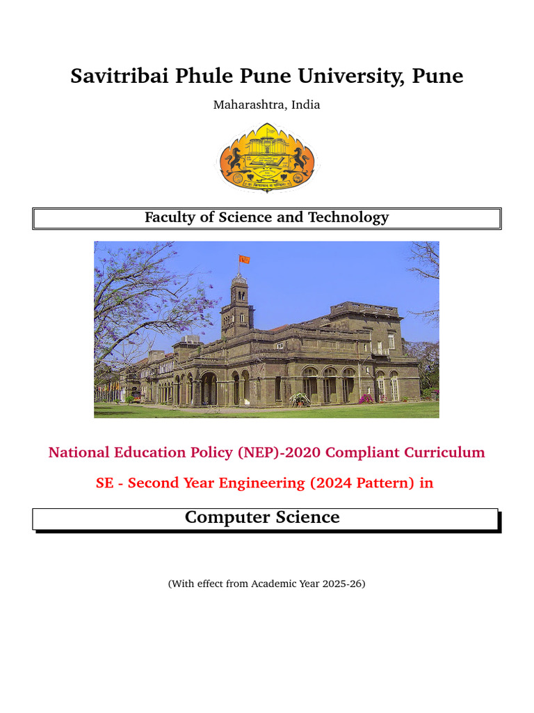 SE Computer Engineering 2024 Syllabus | PDF | Engineering | Knowledge