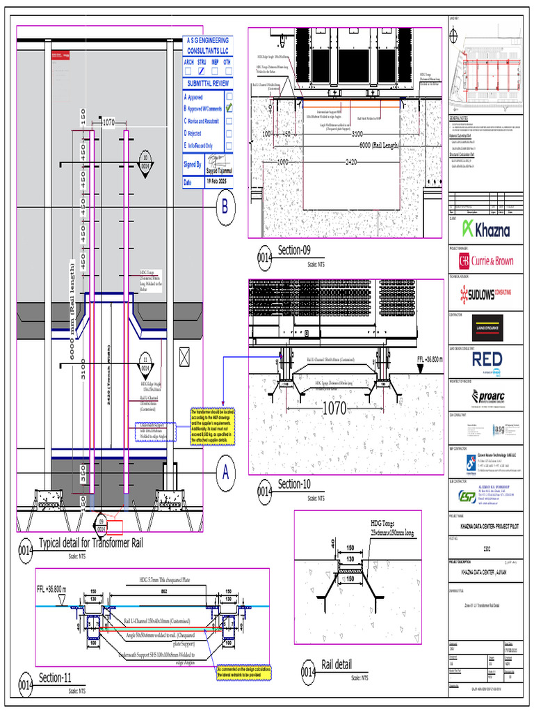 Transformer Rail Detail Specifications | PDF | United Arab Emirates
