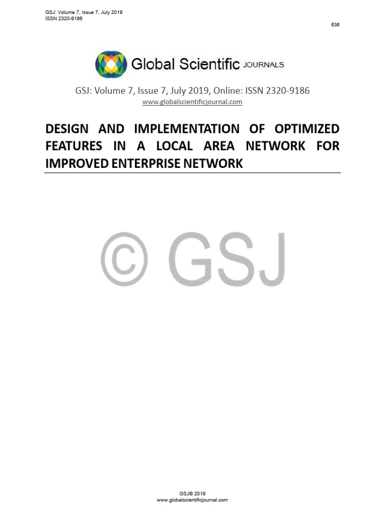 Optimizing LAN Design for Enterprises | PDF | Computer Network ...