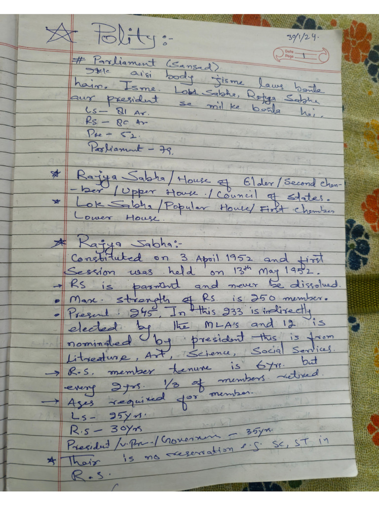 Polity S.notes | PDF