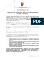 Alerta 35-11 Fruta Planta Sibutramina