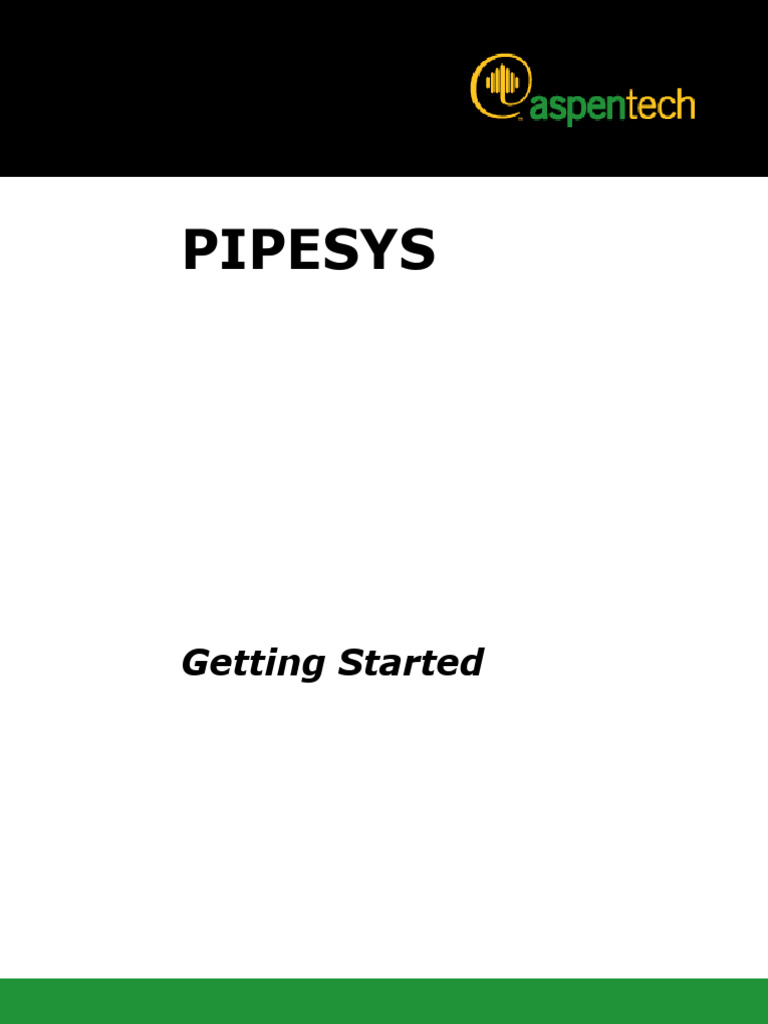 AspenTech Software User Guide 2006.5 | PDF | Pump | Pipe (Fluid Conveyance)