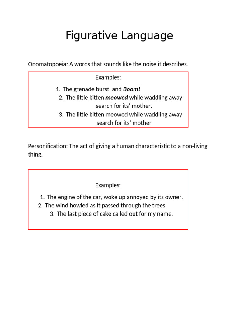 Understanding Figurative Language | PDF