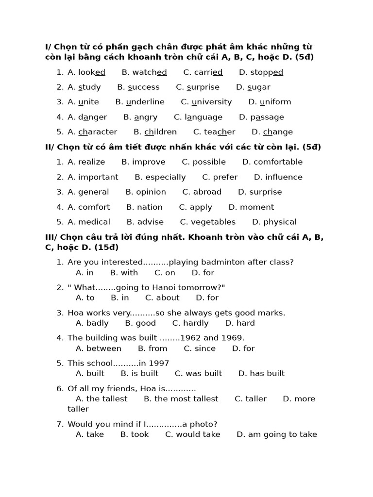 Unit 8 Grammar Exercises | PDF