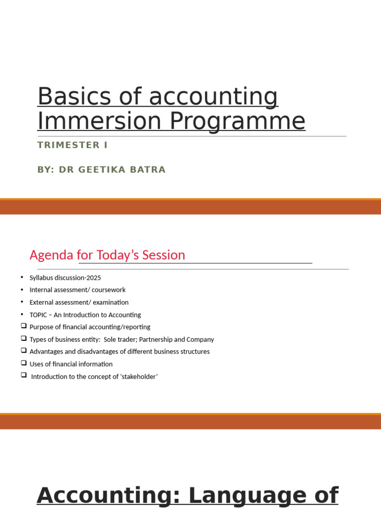 Introduction to Financial Accounting | PDF | Equity (Finance) | Expense