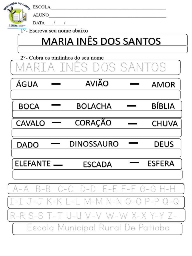 Caligrafia Maria Inês | PDF