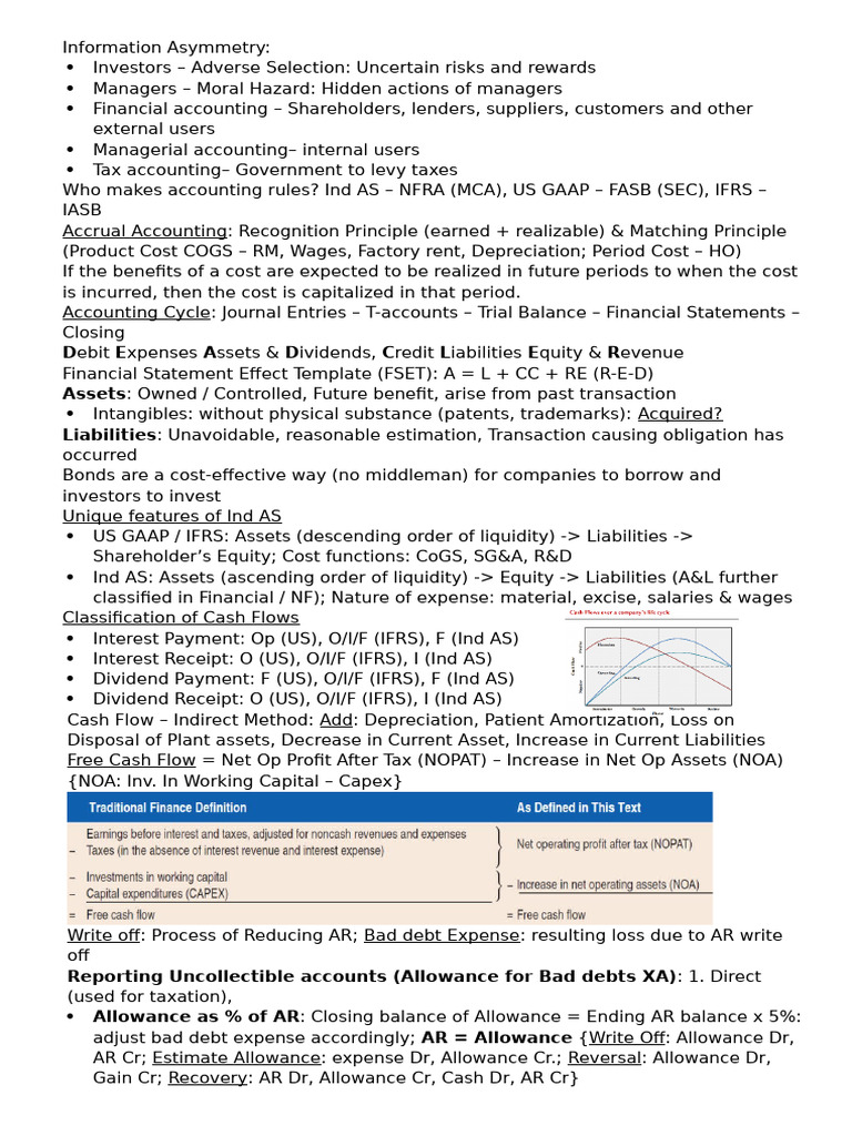 Accounting Concepts and Principles | PDF | Revenue | Debits And Credits