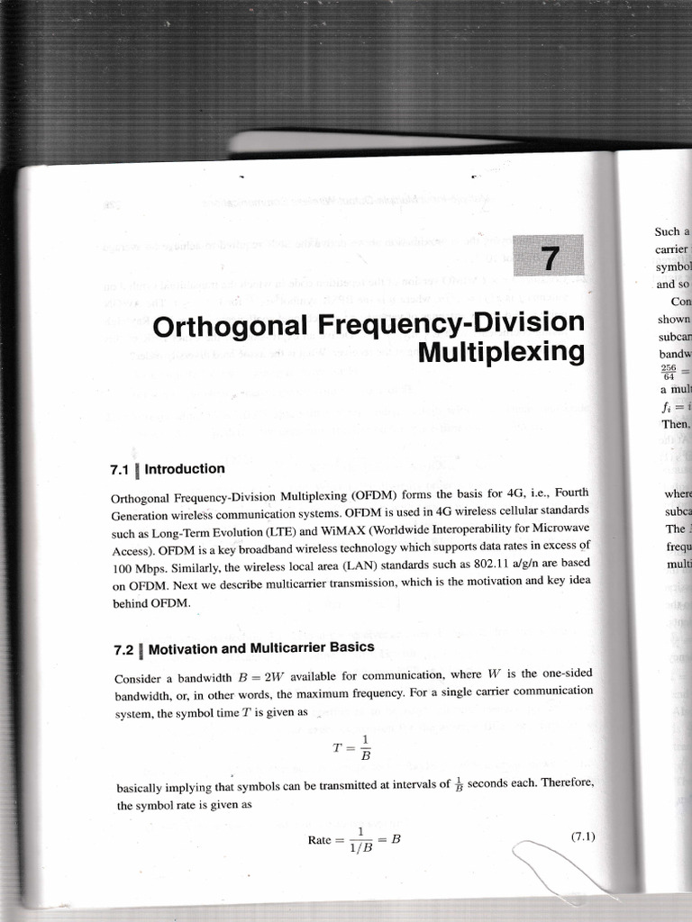 Advantages of OFDM in Wireless Systems | PDF | Orthogonal Frequency ...