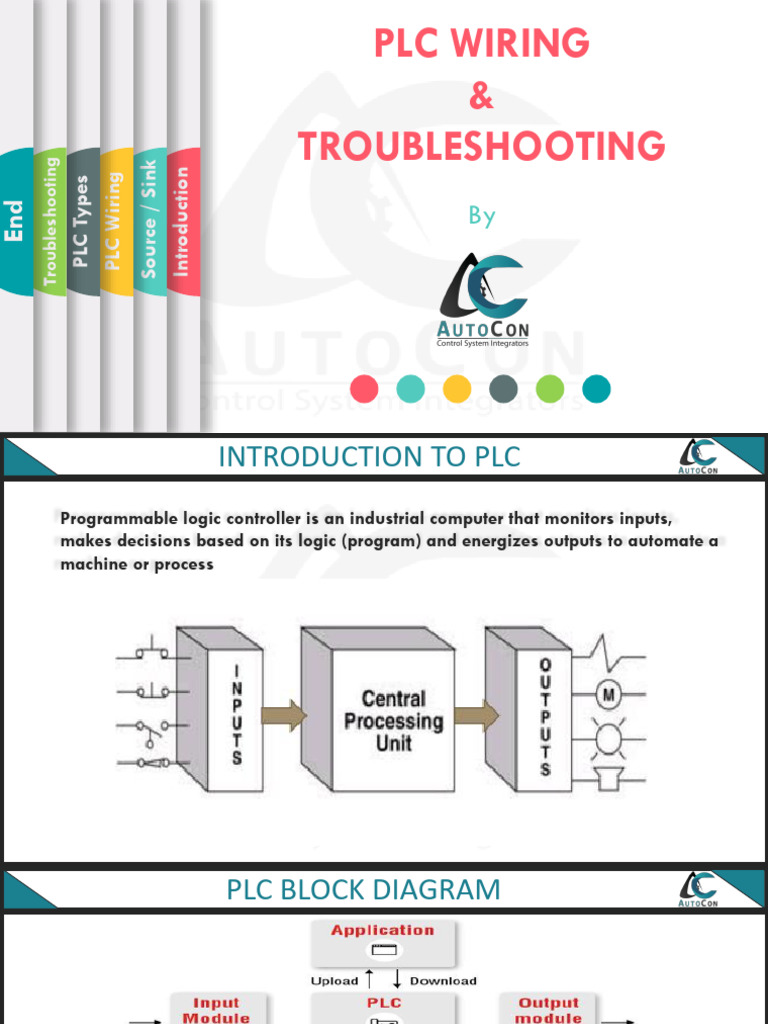 PLC Wiring and Troubleshooting Guide | PDF | Programmable Logic ...