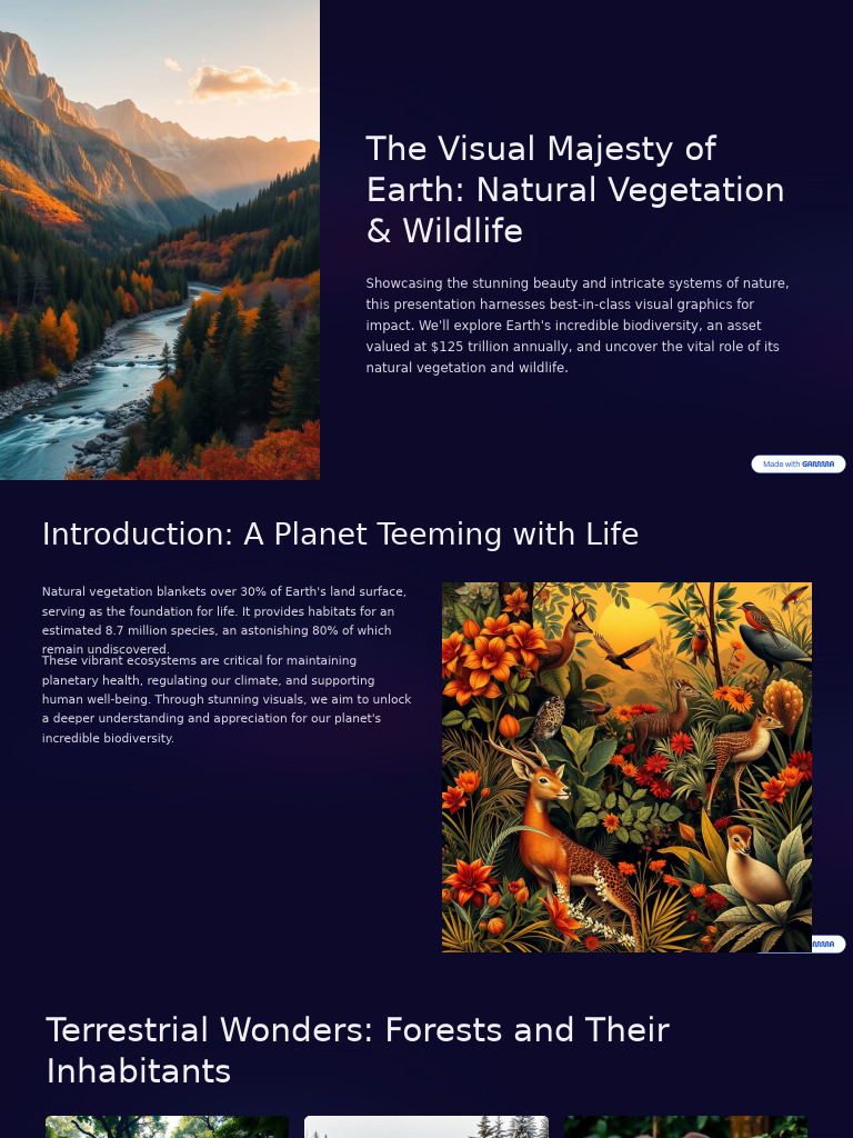 Earth's Biodiversity: A Visual Exploration | PDF | Conservation Biology ...