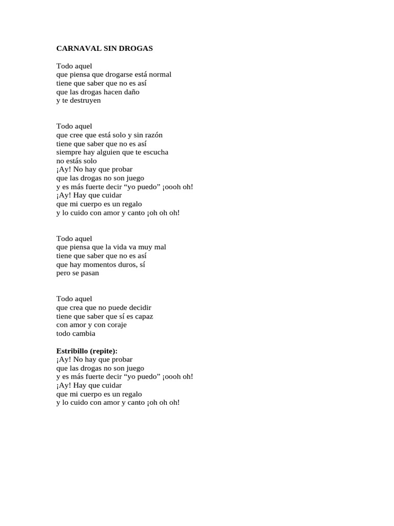 Canción | PDF
