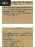 Download Unsur Senyawa Dan Campuran Pada Zat by ridwanramadhanputra SN88813487 doc pdf