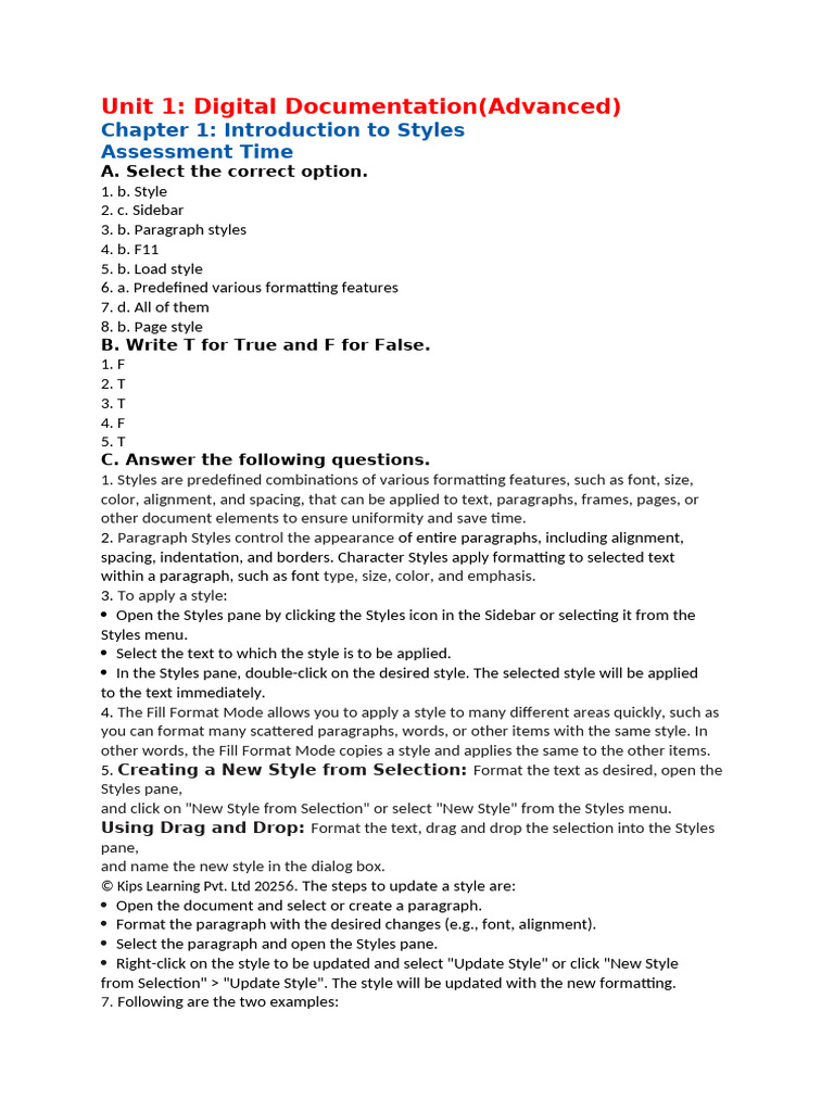 Digital Documentation: Styles & Images Guide | PDF | Spreadsheet ...