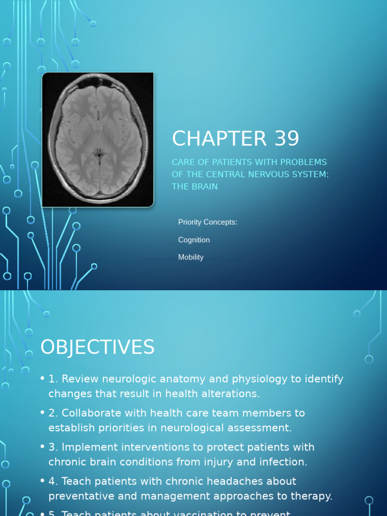 Student CH 39 CNS Brain | PDF | Meningitis | Alzheimer's Disease