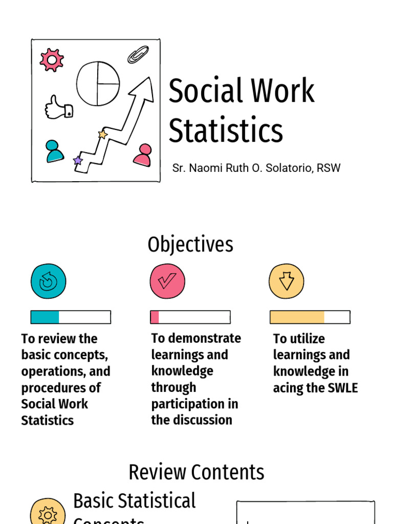 Social Work Statistics Overview | PDF | Chi Squared Test | Statistics