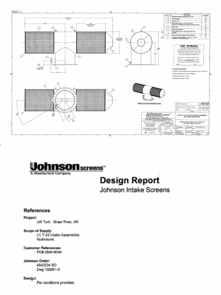 Ar0051136 Intake Screen Specs 20090228 | PDF | Civil Engineering ...