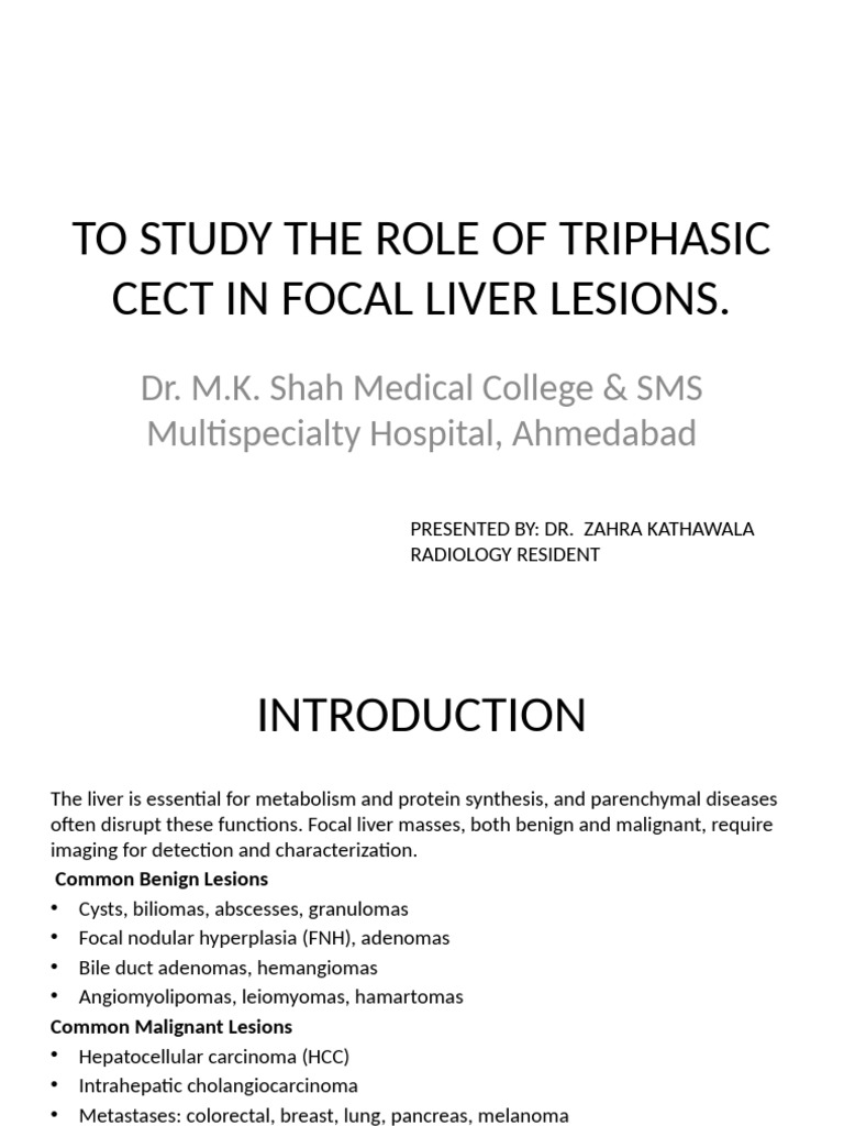 Final Triphasic CECT Liver Study | PDF | Medical Imaging | Liver