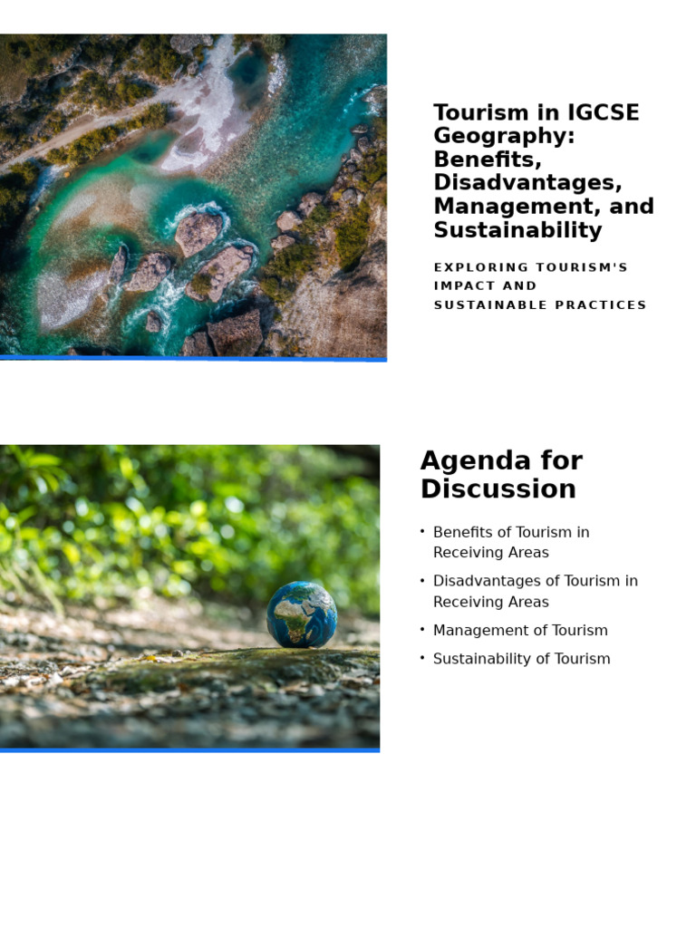 Sec3 Tourism In Igcse Geography Pdf Sustainability Tourism
