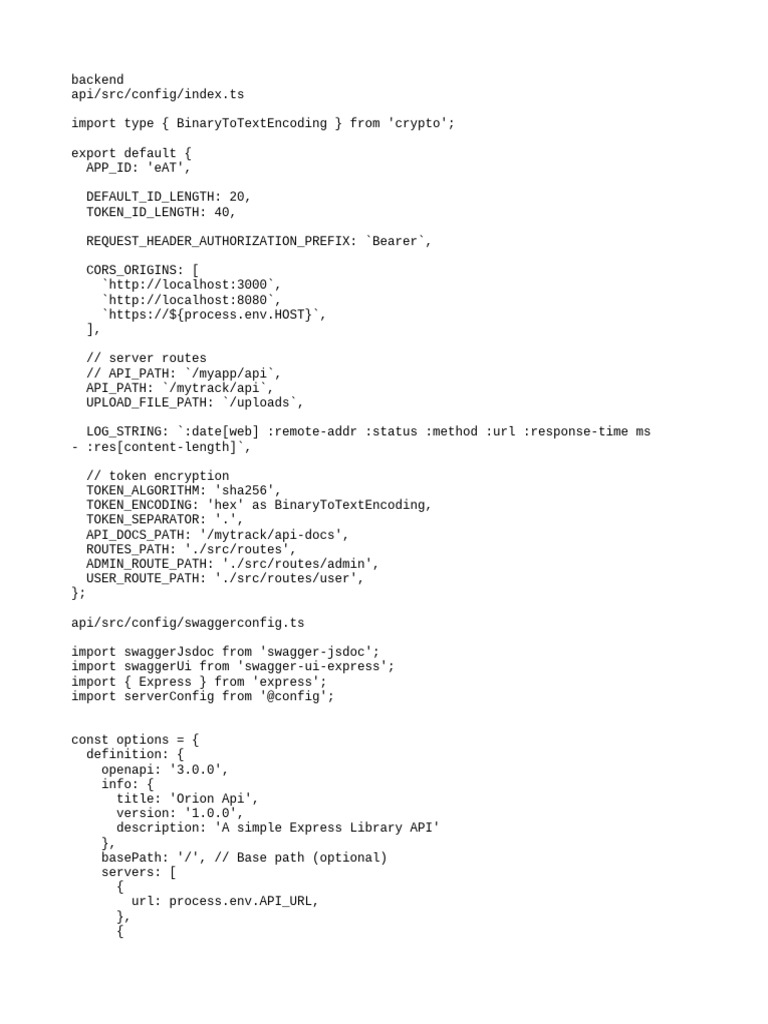 API Configuration and Setup Guide | PDF | Computing | Computer Programming
