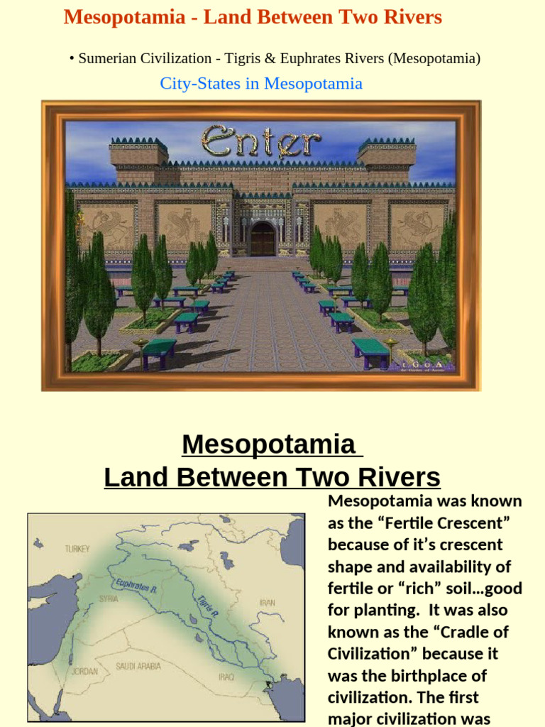 Mesopotamia: Cradle of Civilization | PDF | Mesopotamia | Sumer
