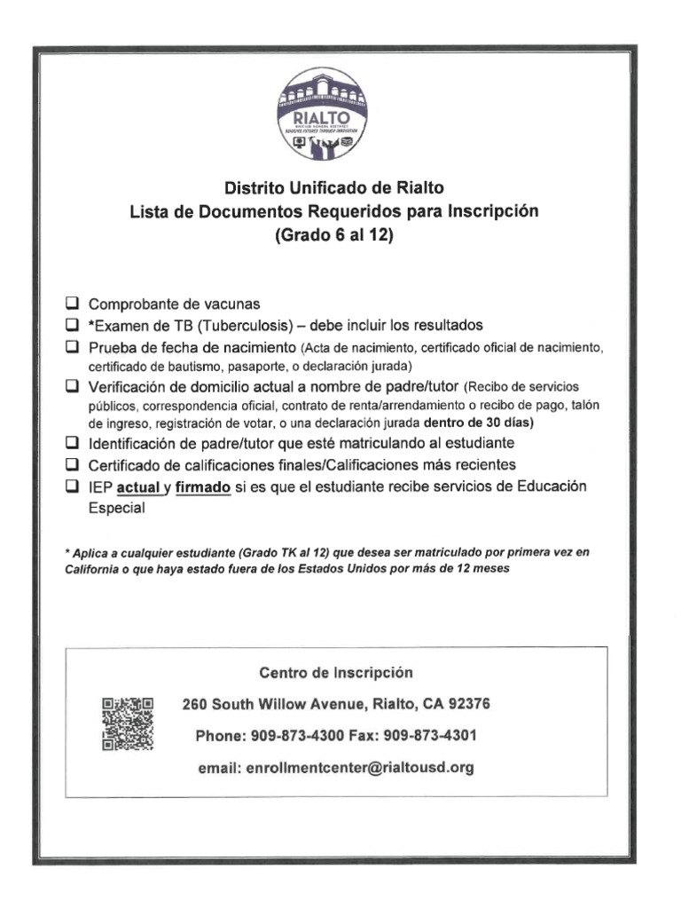 6th-12th Grade Packet - Span | PDF