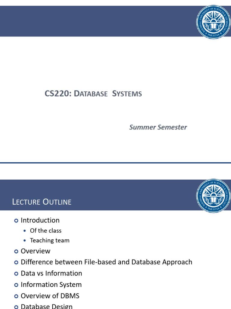 1.1-Introduction DB | PDF | Databases | No Sql