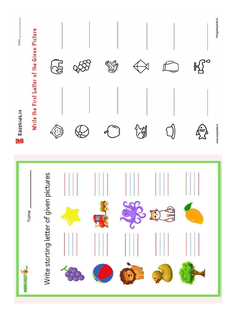 Write First Letter | PDF