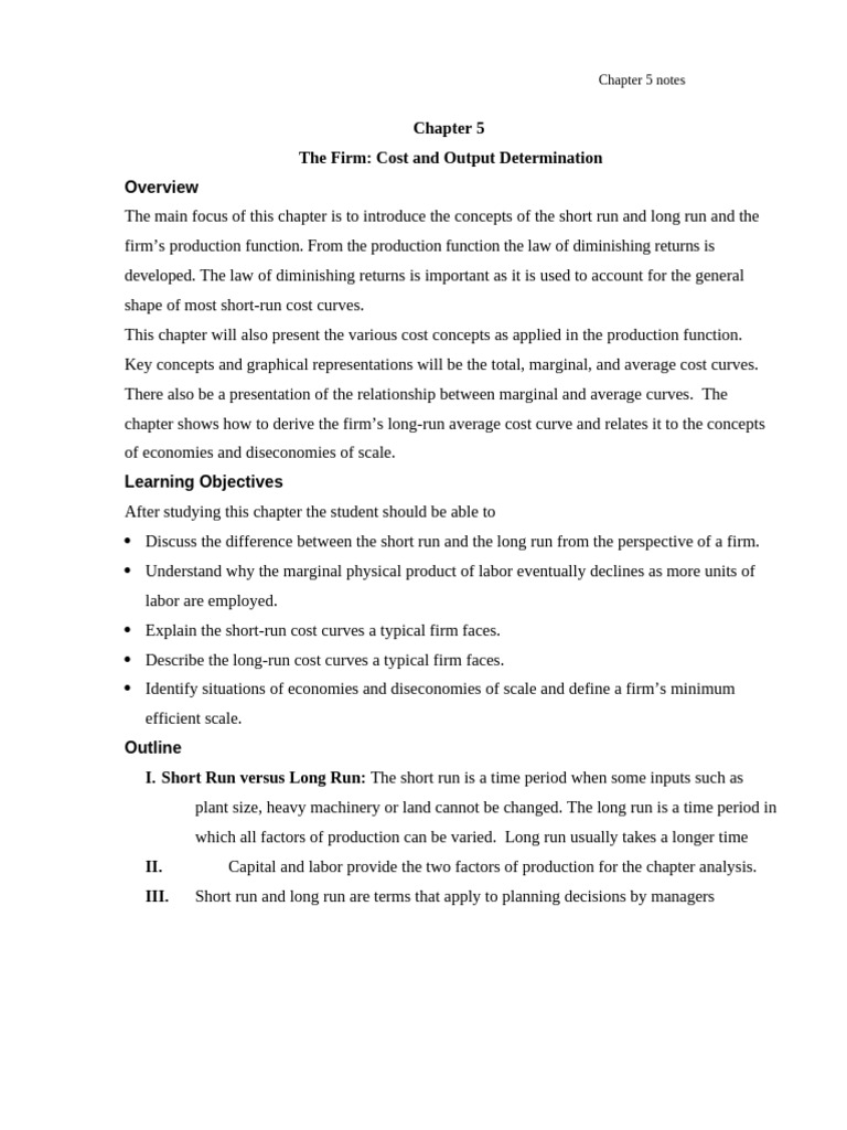 Firm Cost and Output Analysis Guide | PDF | Marginal Cost | Average Cost