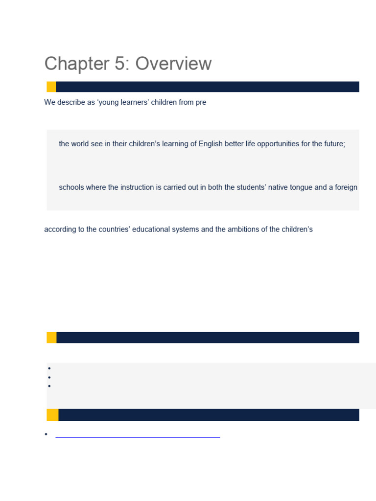 Teaching English to Young Learners | PDF | Adolescence | Learning